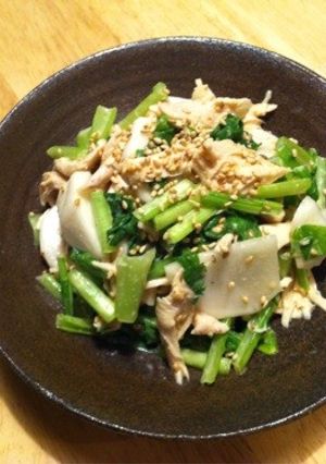 ささみとカブの練り胡麻サラダ-レシピのメイン写真