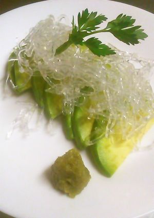 簡単★海藻麺​とアボカドのわさび醤油-レシピのメイン写真