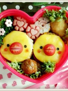 キャラ弁☆乗せるだけでぴよぴよオムライス-レシピのメイン写真
