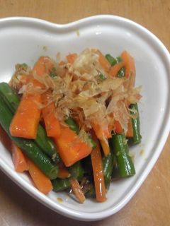 いんげんと人参の胡麻和え-レシピのメイン写真
