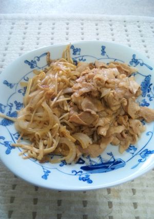 ◆豚肉のすき煮風◆調味料二つ！-レシピのメイン写真