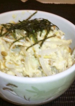 もやしで節約&納豆でヘルシーに！！-レシピのメイン写真