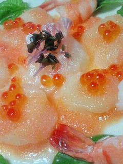 鯛とホタテと海老の明太子ソースがけ-レシピのメイン写真