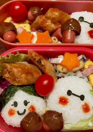 キャラ弁　#ベイマックス　#どんぐり-レシピのメイン写真