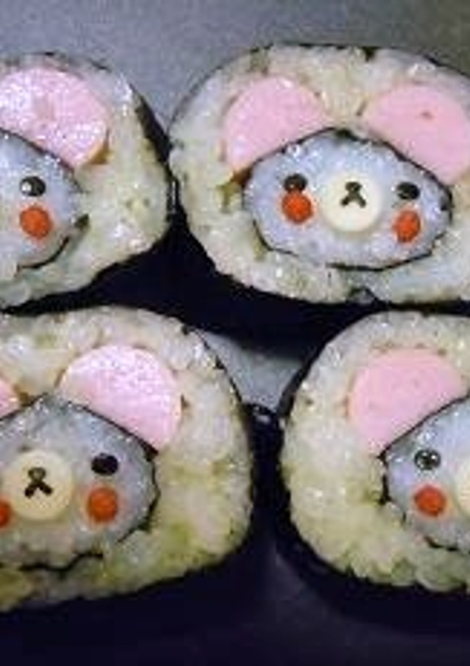 可愛い!!!くまののり巻き-レシピのメイン写真