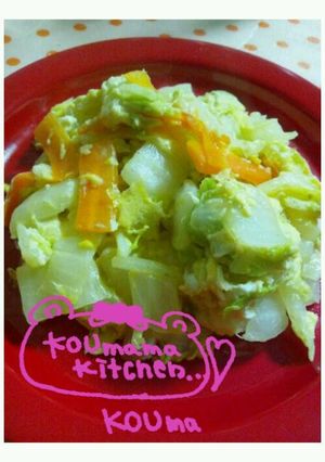 白菜と人参の節約炒め-レシピのメイン写真