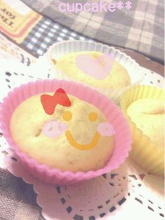 しっとりふわふわカップケーキ*゜-レシピのメイン写真