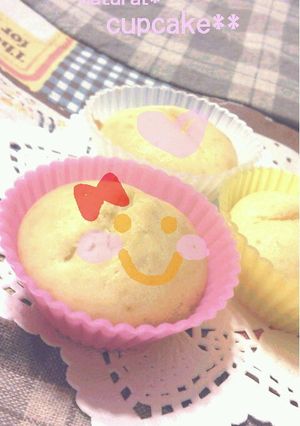 しっとりふわふわカップケーキ＊゜-レシピのメイン写真