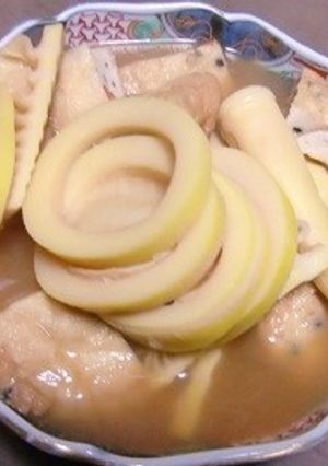 料理のための清酒が決め手、筍の一品-レシピのメイン写真