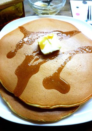 塩蜜ホットケークス-レシピのメイン写真