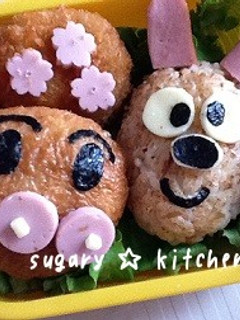キャラ弁 『アンパンマン & チーズ』-レシピのメイン写真