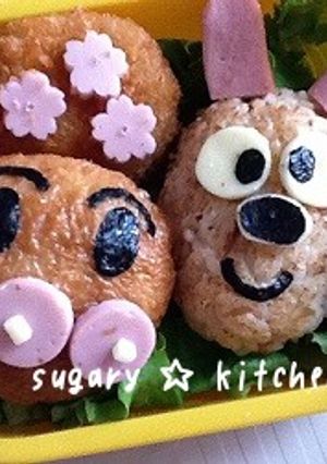 キャラ弁 『アンパンマン ＆ チーズ』-レシピのメイン写真