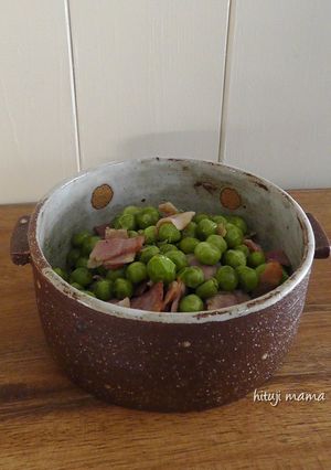 ★グリーンピースとベーコン炒め★-レシピのメイン写真