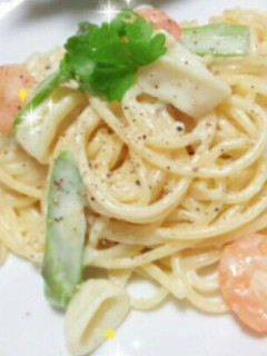 簡単!本格的!?クリームパスタ☆-レシピのメイン写真