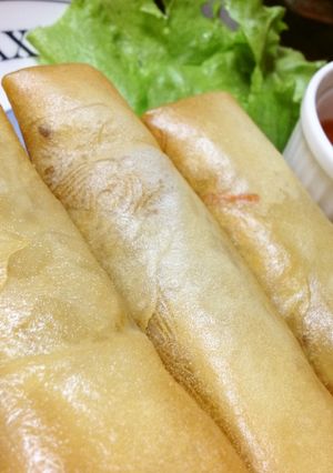 タイ料理専門店で食べた春巻き-レシピのメイン写真