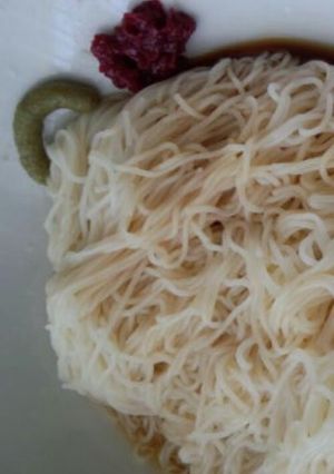 ゆず梅胡椒そうめん-レシピのメイン写真