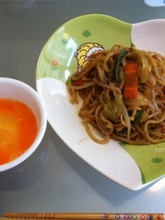 子供が好きな卵付け焼きそば-レシピのメイン写真