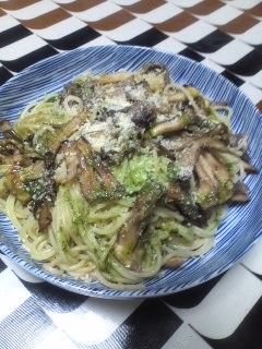 舞茸のジェノベーゼパスタ-レシピのメイン写真