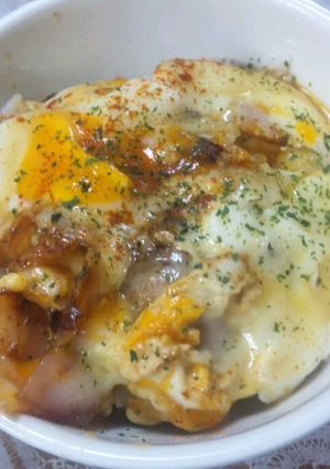２分で完成☆ちーたま丼(^ ^)♪-レシピのメイン写真