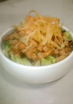 ワンタンサラダ丼-レシピのメイン写真