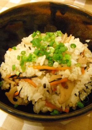 ♪混ぜるだけ♪きんぴら炊き込みご飯-レシピのメイン写真