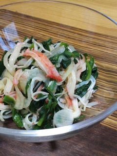 ポン酢でさっぱり☆ニラと玉ねぎの和え物-レシピのメイン写真
