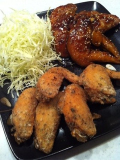 手羽先のから揚げ•バジル☻-レシピのメイン写真