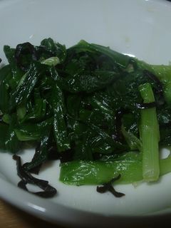 ニラと塩こんぶの和え物-レシピのメイン写真