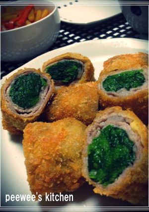 ほうれん草の肉巻きフライ-レシピのメイン写真