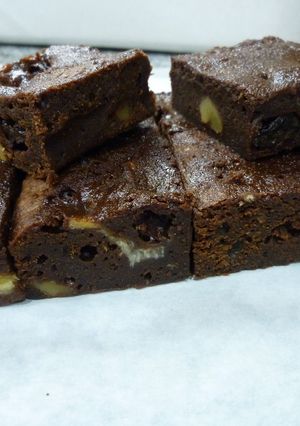 (^^)私好み♪のチョコバナナブラウニー-レシピのメイン写真