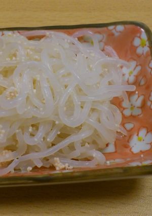 ヘルシー旨い！しらたきのたらこ和え-レシピのメイン写真