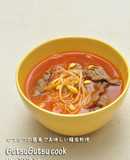 韓国料理ーうま辛いキムチと豆もやしスープ