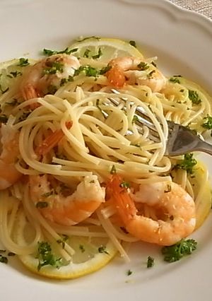 オステリア「ルッカ」風海老のパスタ-レシピのメイン写真
