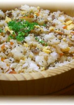 牛肉と人参の混ぜご飯-レシピのメイン写真