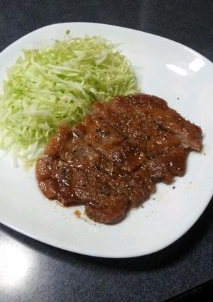 ﾜﾀｼの豚テキ☆-レシピのメイン写真