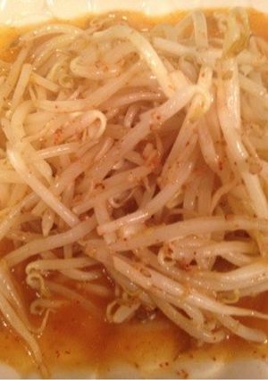 【3分レシピ】ピリ辛もやし-レシピのメイン写真
