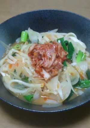 韓国風！辛酸っぱうどん！-レシピのメイン写真