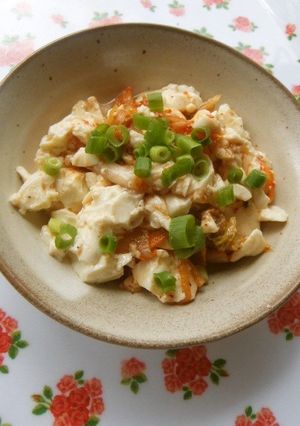 スピードレシピ♬簡単豆腐のキムチ和え❀-レシピのメイン写真