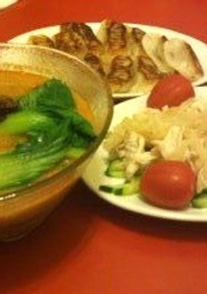 簡単★辛さ控えめ坦々麺★棒々鶏と一緒に★-レシピのメイン写真