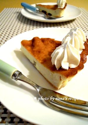 レーズンバターとヨーグルトのチーズケーキ-レシピのメイン写真