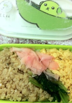 カレイそぼろ弁当-レシピのメイン写真