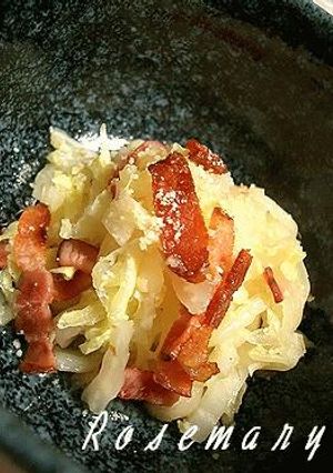 かりっかり♪のベーコンと白菜のほっとサラダ-レシピのメイン写真