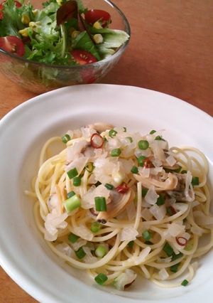 パスタに塩麹 アサリのアーリオオーリオ-レシピのメイン写真