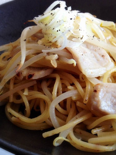 もやしと豚肉の塩焼きそば風パスタ-レシピのメイン写真