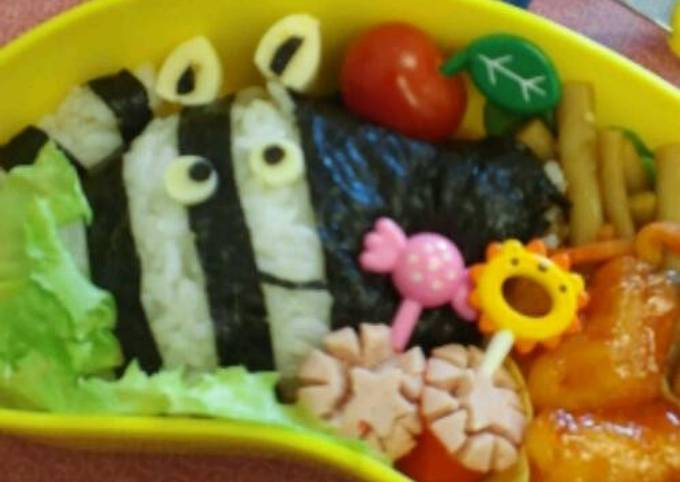 キャラ弁*がおがおぶー！しまうまさん弁当 by ｱﾈﾓﾈ 【クックパッド】 簡単おいしいみんなのレシピが392万品