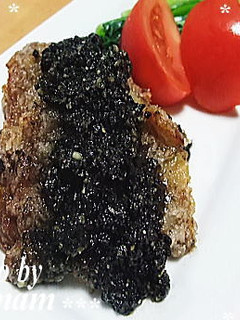 重ね豚肉の黒ゴマソース-レシピのメイン写真