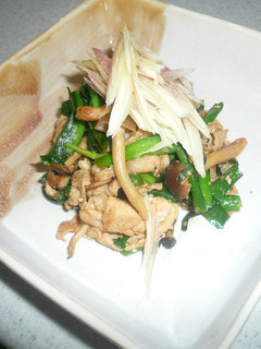 ニラと豚肉の塩こうじ炒め-レシピのメイン写真
