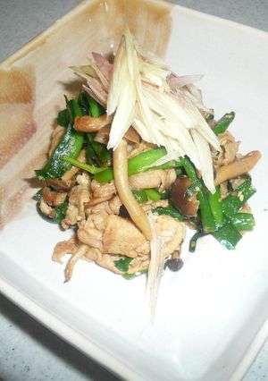 ニラと豚肉の塩こうじ炒め-レシピのメイン写真