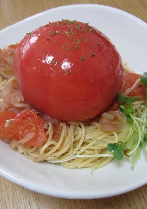 トマトと新玉ねぎのパスタ-レシピのメイン写真
