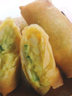 リメイク♪ポテサラカレー春巻き-レシピのメイン写真